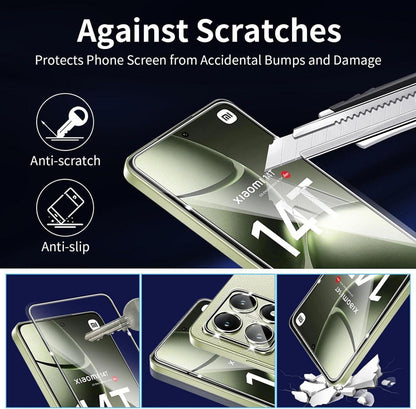 Xiaomi Mi 14T Panzerglas Schutzfolie 2 Stück Anti-Kratzen