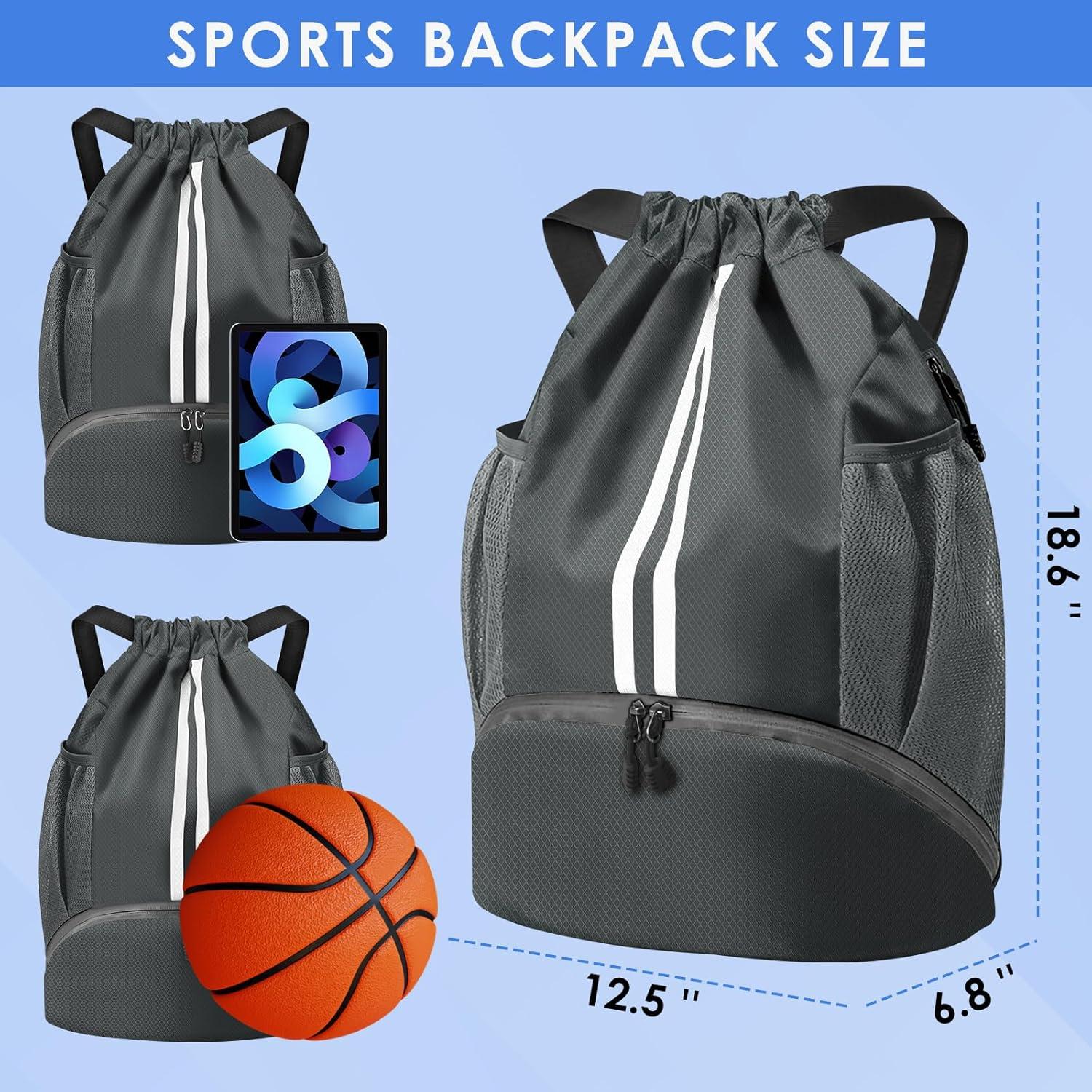 Sporttasche Turnbeutel Fußball Rucksack Kordelzug Gymsack
