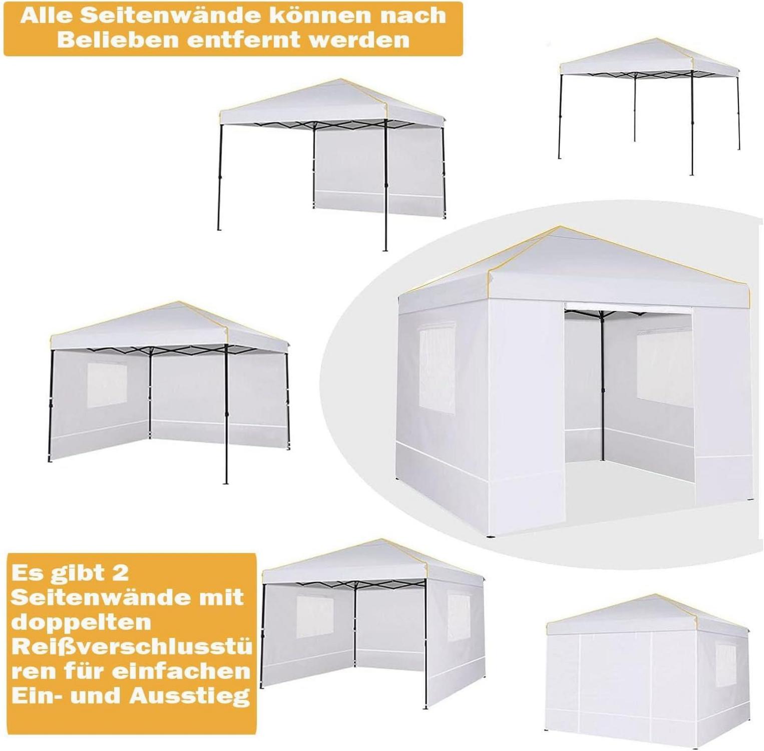 COBIZI Pavillon 3x3 Wasserdicht Stabil Profi Pop Up