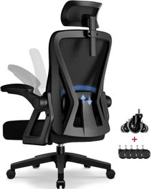 Ergonomischer Bürostuhl mit Wippfunktion und Leise Rollen bis
