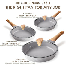 Antihaft Pfannenset Induktion 3-teilig 20cm 24cm 28cm