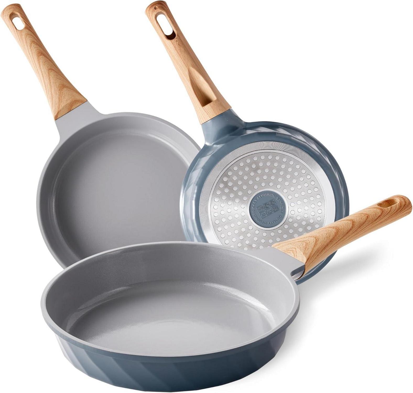 Antihaft-Pfannenset Keramikbeschichtung 20cm 24cm 28cm antihaft
