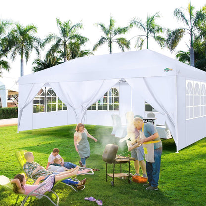 COBIZI Faltpavillon 3x6m Wasserdicht Stabil Partyzelt Gartenpavillon
