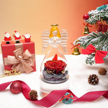 Ewige Rose Engel Geschenkbox Hochwertige Glasdome