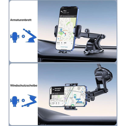 Handyhalterung Auto 360° Drehbar mit starkem Saugnapf