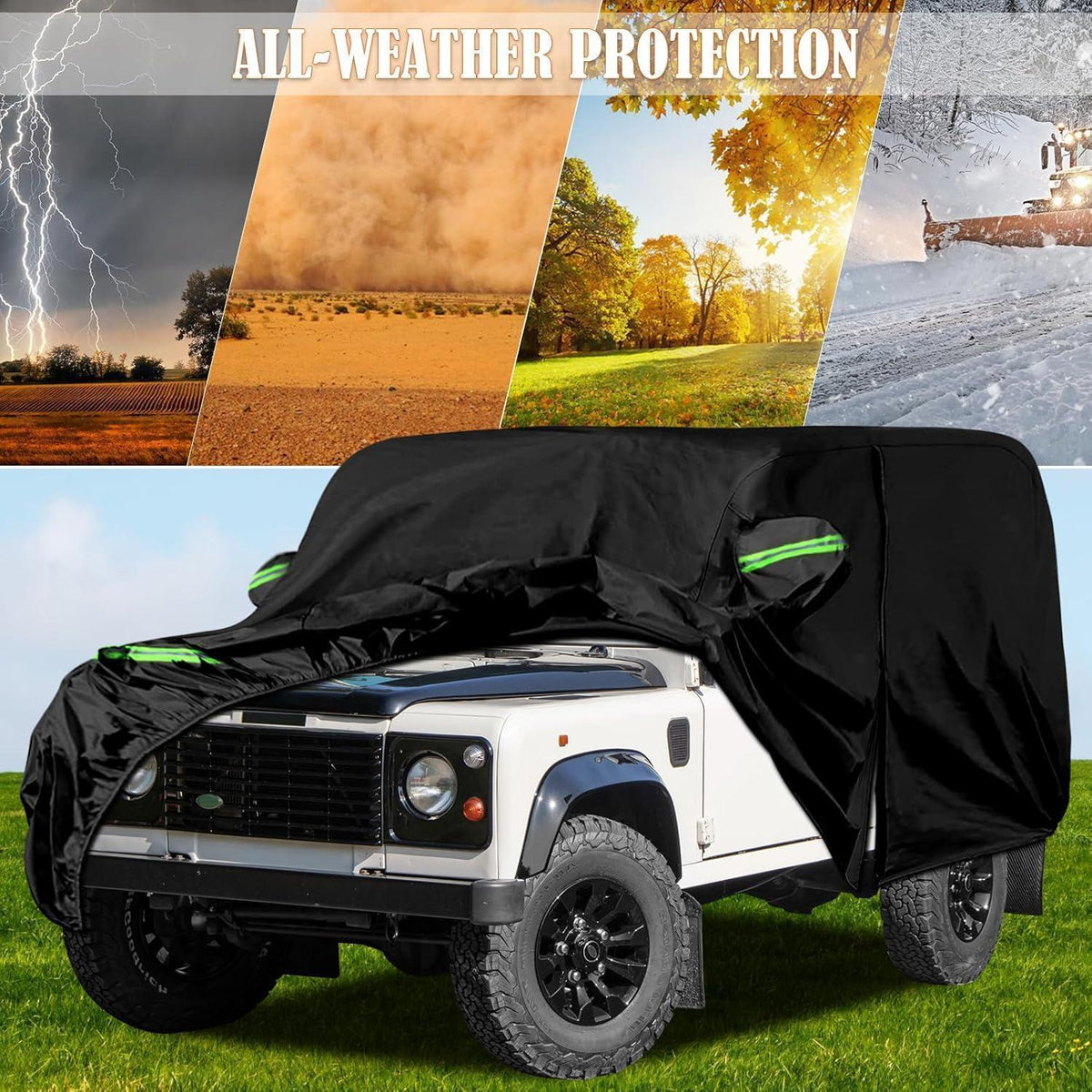 Wasserdichte Autoabdeckung für Land Rover Defender 110 (1990-2016)