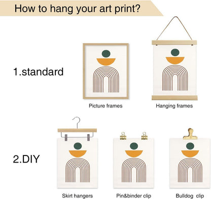 Kinderzimmer Waldtiere Poster Set Hirsch Bär Fuchs Dekor 20x25cm 6er Ungerahmt