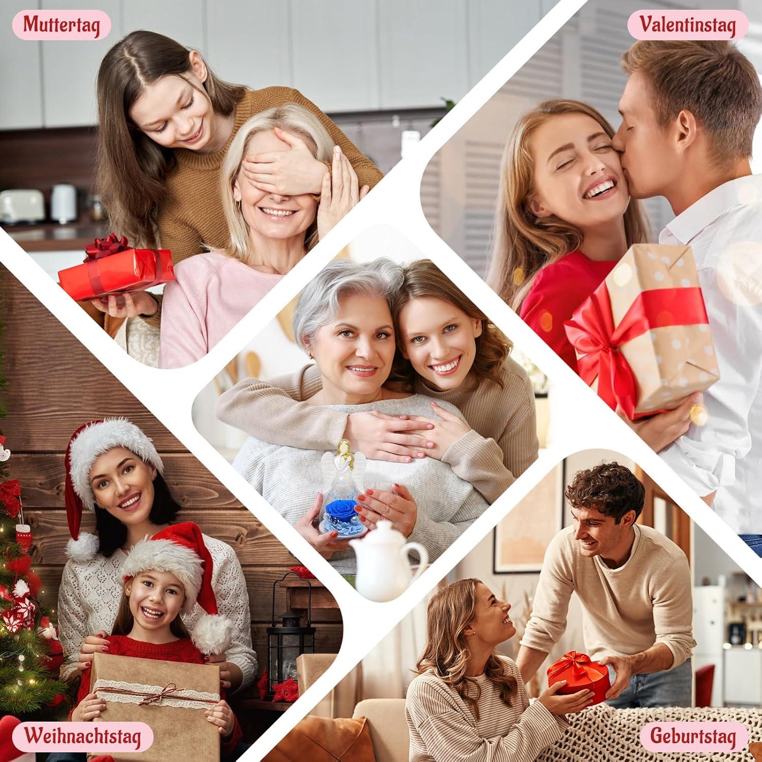 Sunia Mutter Tochter Engel Geschenkbox Ewige Rose