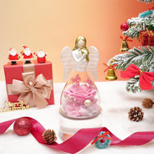 Ewige Rose Engel Mutter Tochter Statue Geschenkbox Blume
