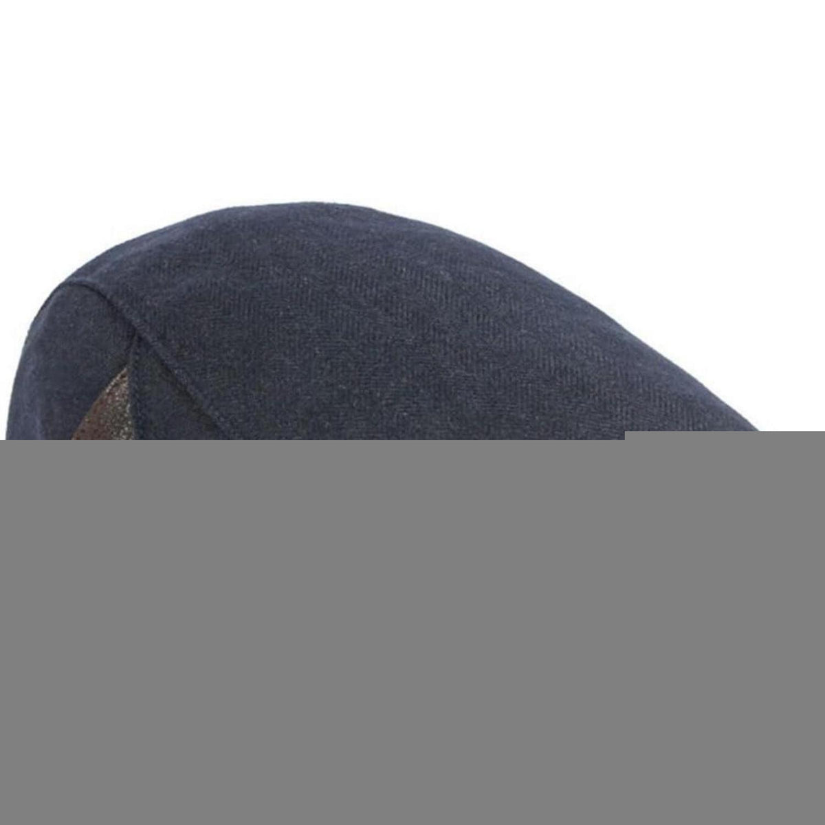 Herren Schiebermütze Verstellbar Marineblau – Warme Winter Cap
