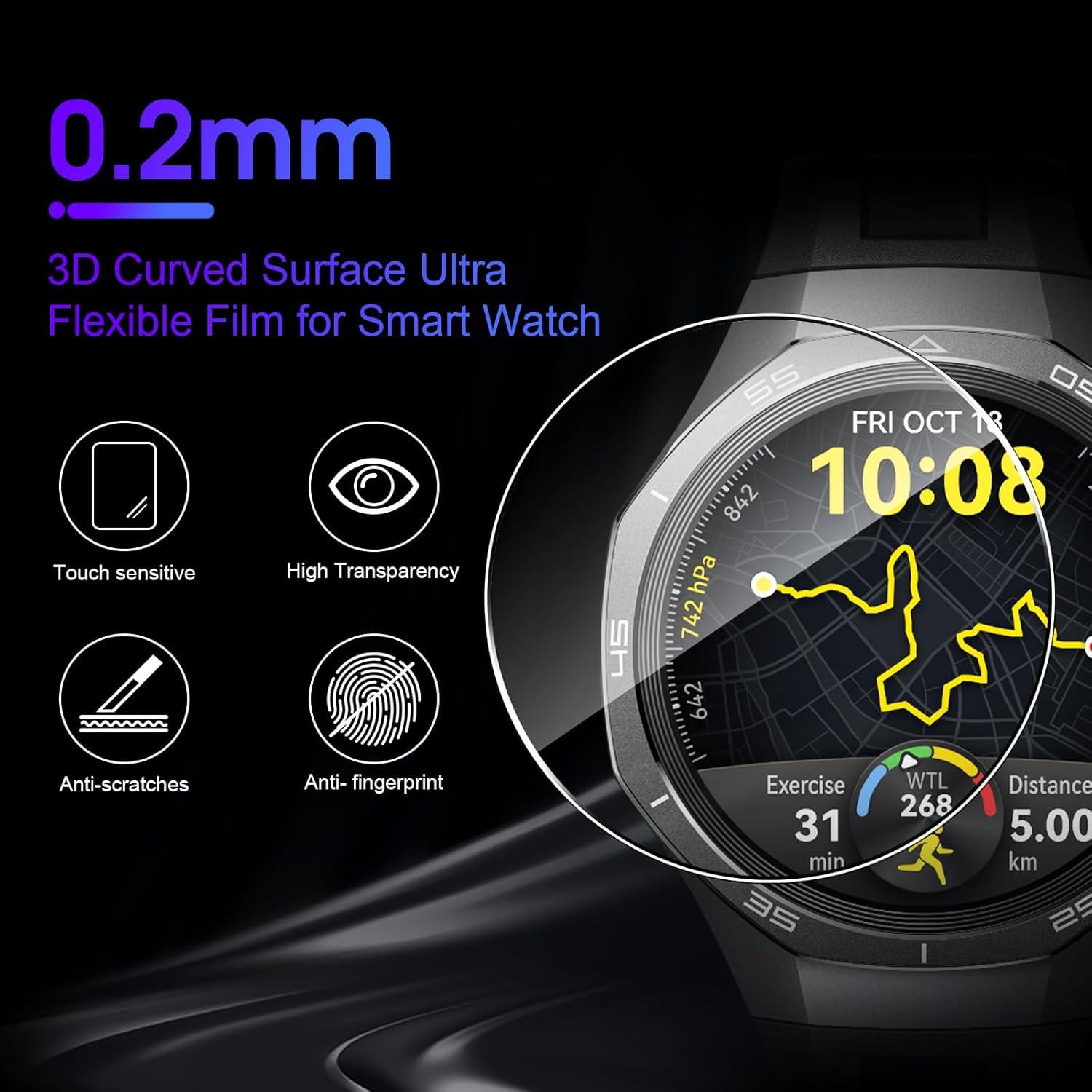 Schutzfolie Huawei Watch GT5 PRO 46MM Panzerglas 3 Stück
