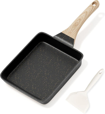 Induktionspfanne Tamagoyaki Omelette Antihaft Granitbeschichtung