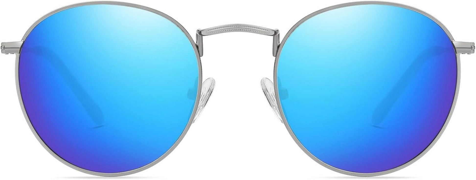 Polarisierte UV400 Sonnenbrille Vintage Klassisch Retro Runde Schatten