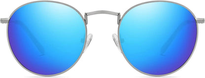 Polarisierte UV400 Sonnenbrille Vintage Klassisch Retro Runde Schatten