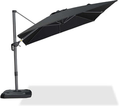 Sonnenschirm Aluminium Ampelschirm mit Kurbel 300x300 cm