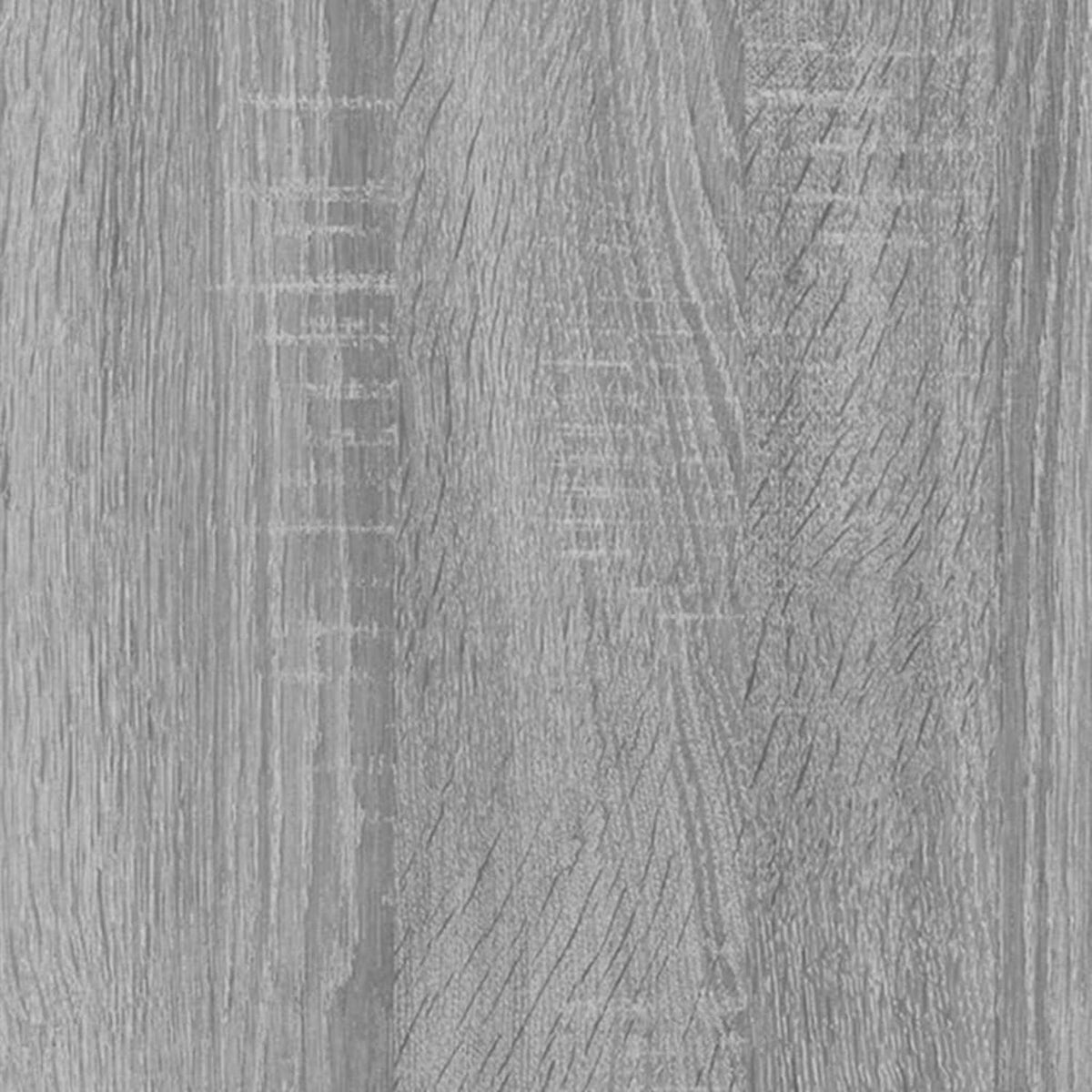 Grauer Bücherschrank mit Vitrine – 82,5 x 30,5 x 80 cm