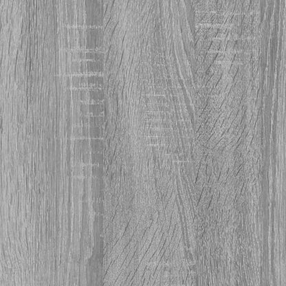 Grauer Bücherschrank mit Vitrine – 82,5 x 30,5 x 80 cm