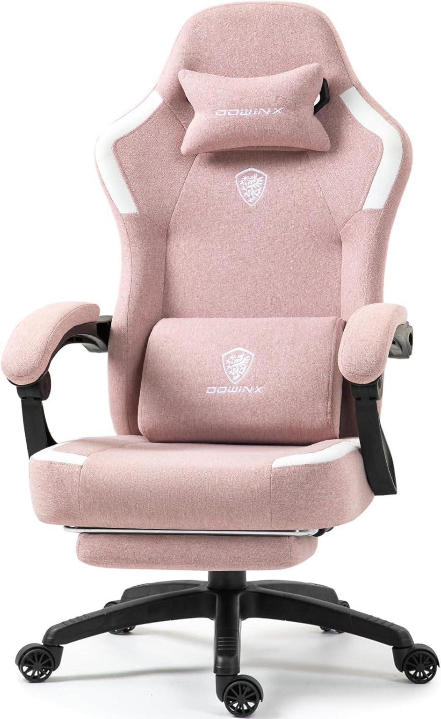 Ergonomischer Gaming Stuhl mit Massage und Fußstütze