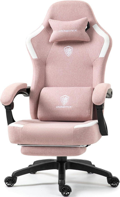 Ergonomischer Gaming Stuhl mit Massage und Fußstütze