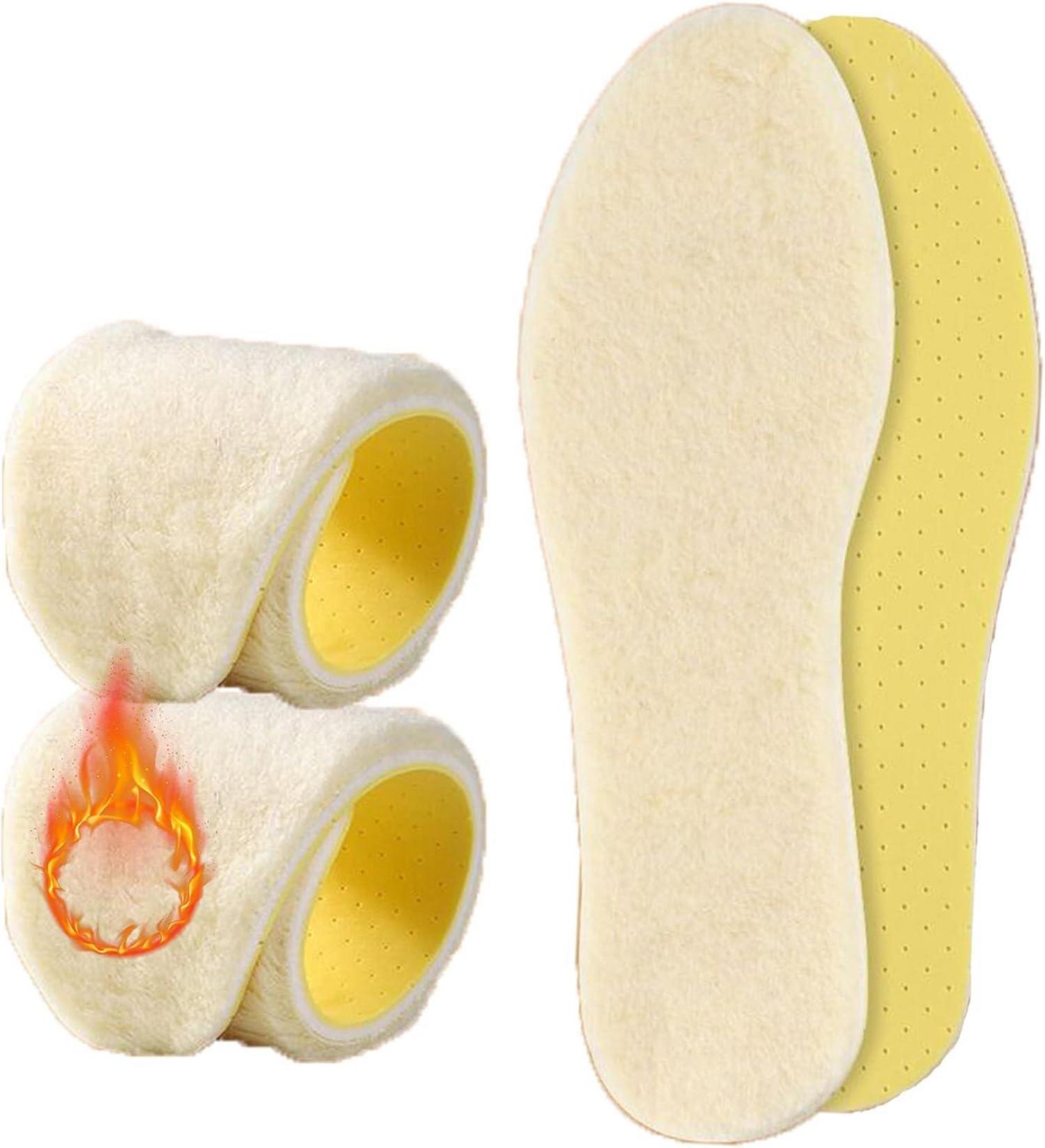 Warme Lammwolle Einlegesohlen für alle Schuhe-Typen