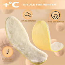 Winter Warme Lammwolle Einlegesohlen für alle Schuhe