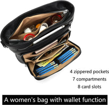 Handtasche Damen Mittelgroß Umhängetasche Vegan Leder