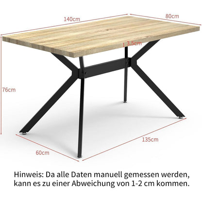 Esszimmergruppe mit Esstisch & 4 Stühlen – Modern & Komfortabel