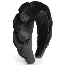 Samt Geflochtenes Stirnband Trachten Haarreif Vintage Haare Bands