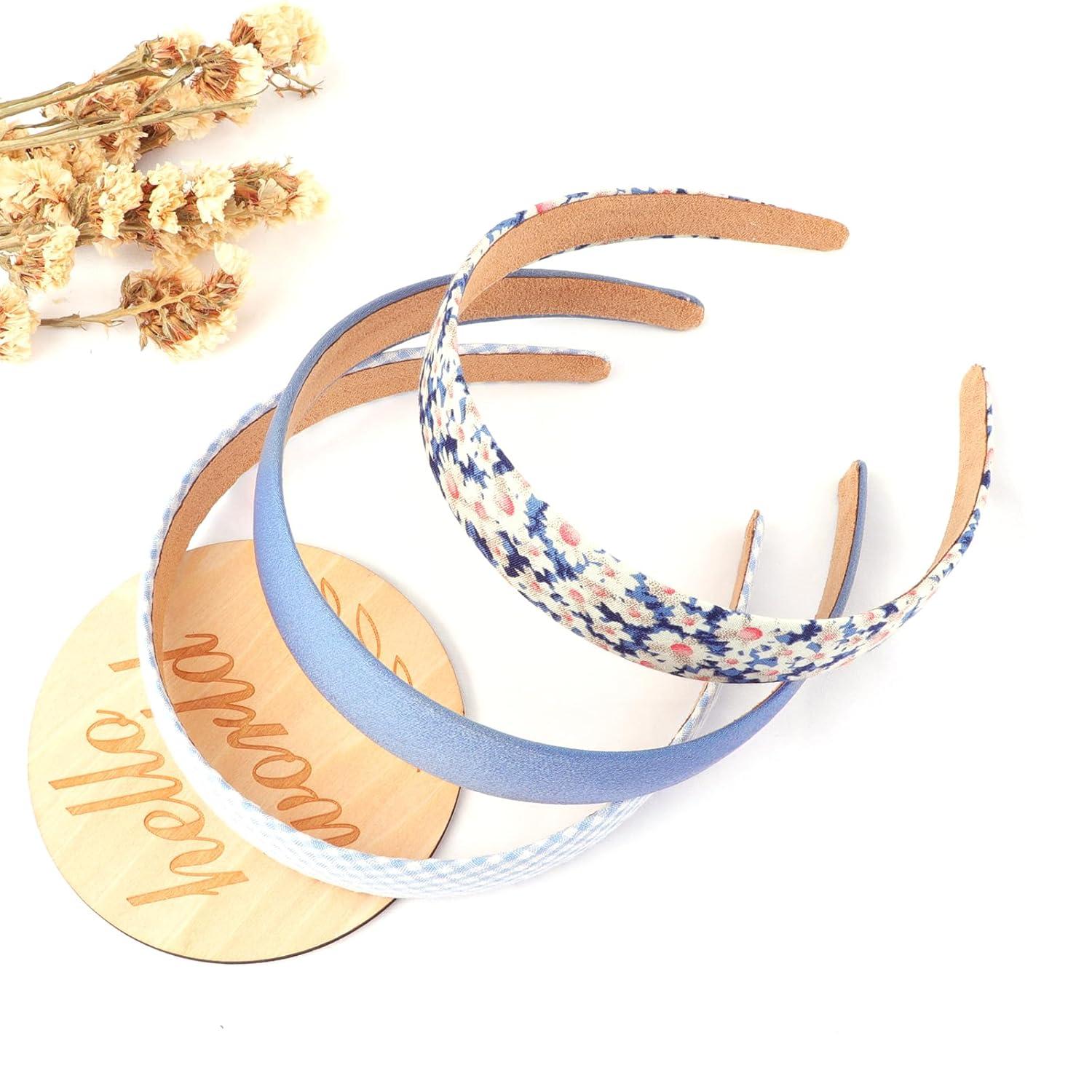Haarreifen Set 7 Modelle Damen Mädchen Blumen Vintage Stirnbänder