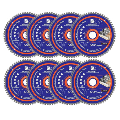 Kreissägeblatt 216mm 60T für Holz, Metall & Alu