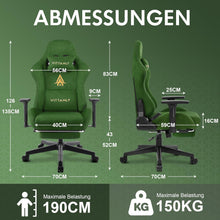 Gaming Stuhl Vittanly Luxuriös Atmungsaktiv Bürostuhl