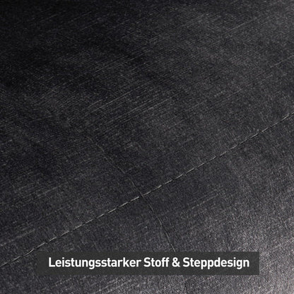 Samt Esszimmerstühle 6er Set, Kohlenstoffgrau