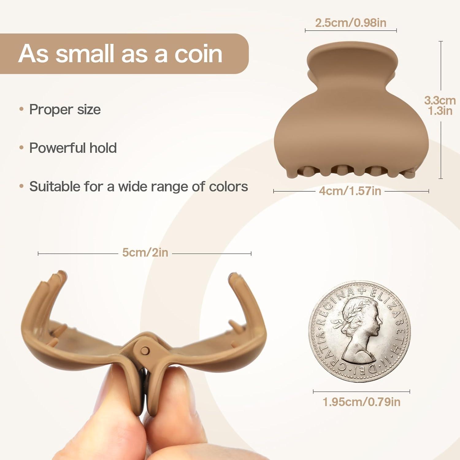 Haarklammer Haarspangen Damen Rutschfestes Haarclip Mädchen Mini