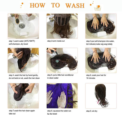 Schwarze Lange Perücke mit Pony Synthetische Haare Hitzebeständig