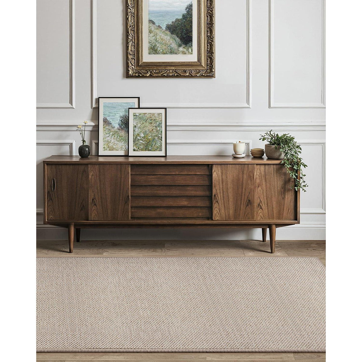 Schmutzfangmatte Innen 91x243cm Beige – Rutschfest & Saugstark