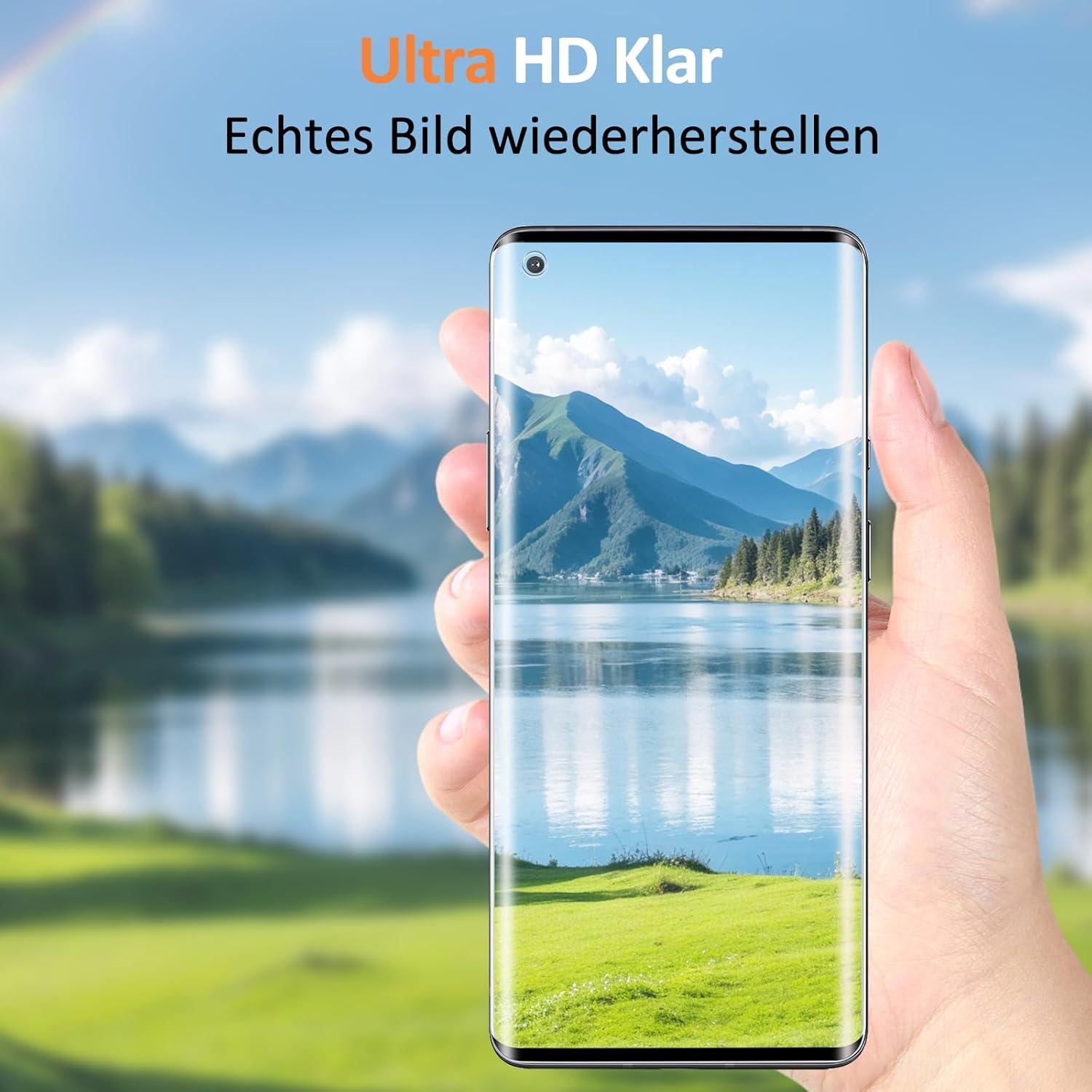 Panzerfolie für OnePlus 8 Pro, 2x Schutzglas Displayschutz