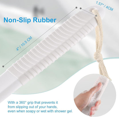 Rückenbürste mit 43 cm Anti-Rutsch-Griff für die Dusche