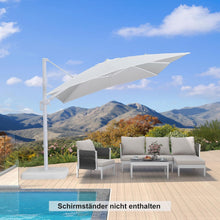 Sonnenschirm 360x270 cm Rechteckig Twist Kurbel Ampelschirm