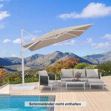Sonnenschirm 360x270cm Rechteckig Twist Ampelschirm Kurbel