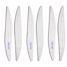 6er Set Profi Nagelfeile 100/180 Körnung Gelnägel Nagelstudio Zuhause