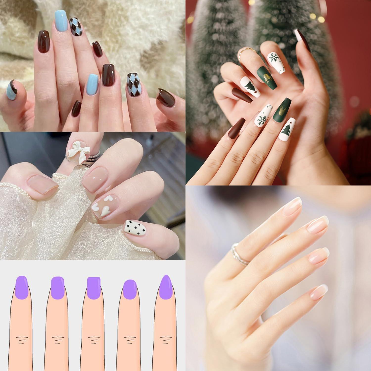 6 Nagelfeilen Profi 100/180 Körnung für Gelnägel Maniküre Beauty