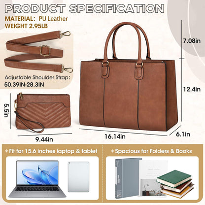 Handtasche Damen Shopper Groß Tote Clutch Aktentasche Laptoptasche