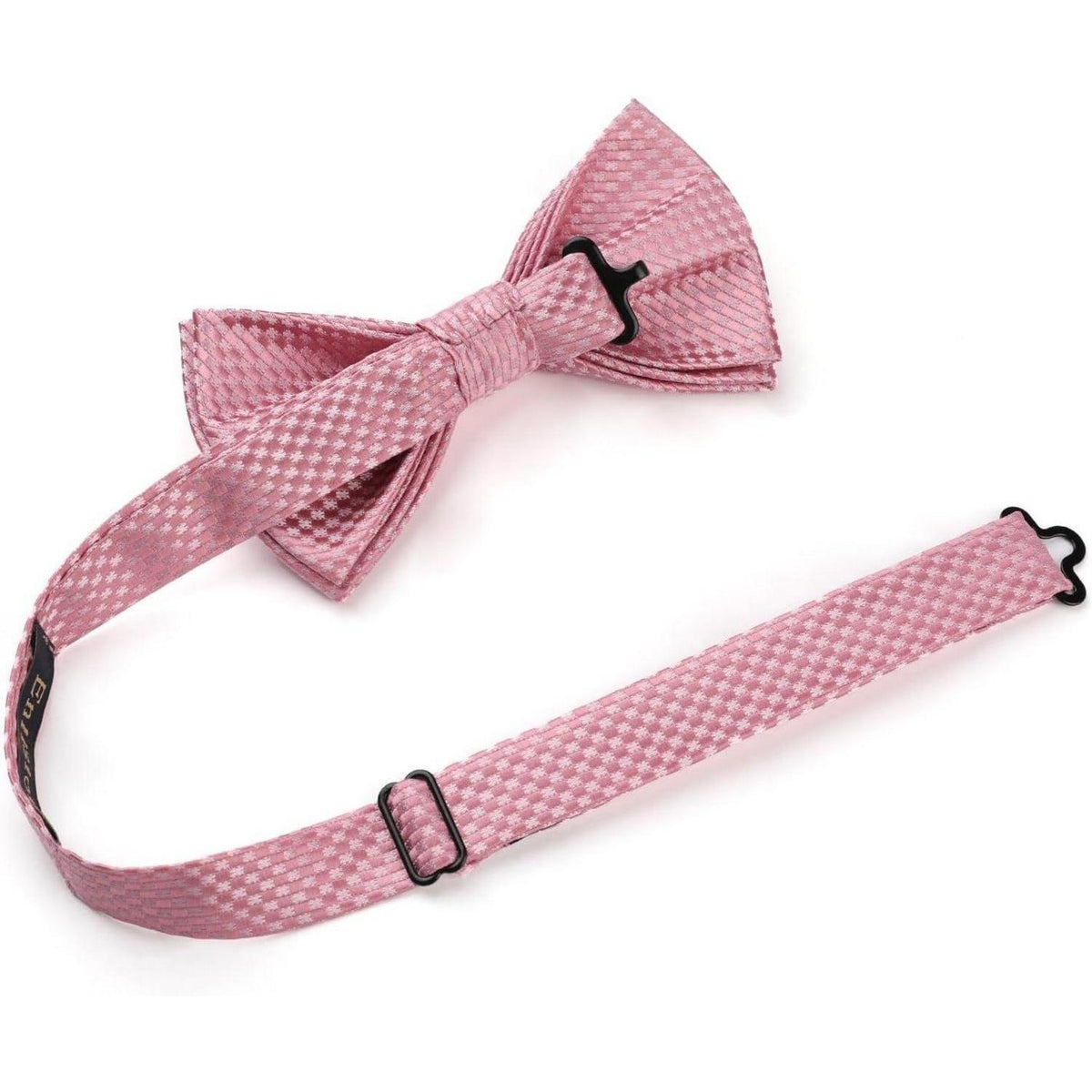 Herren Fliege mit Einstecktuch Set Rosa | Vorgebunden & Verstellbar