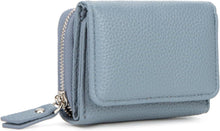 Damen Trifold Leder Geldbörse mit 6 Kartenfächern