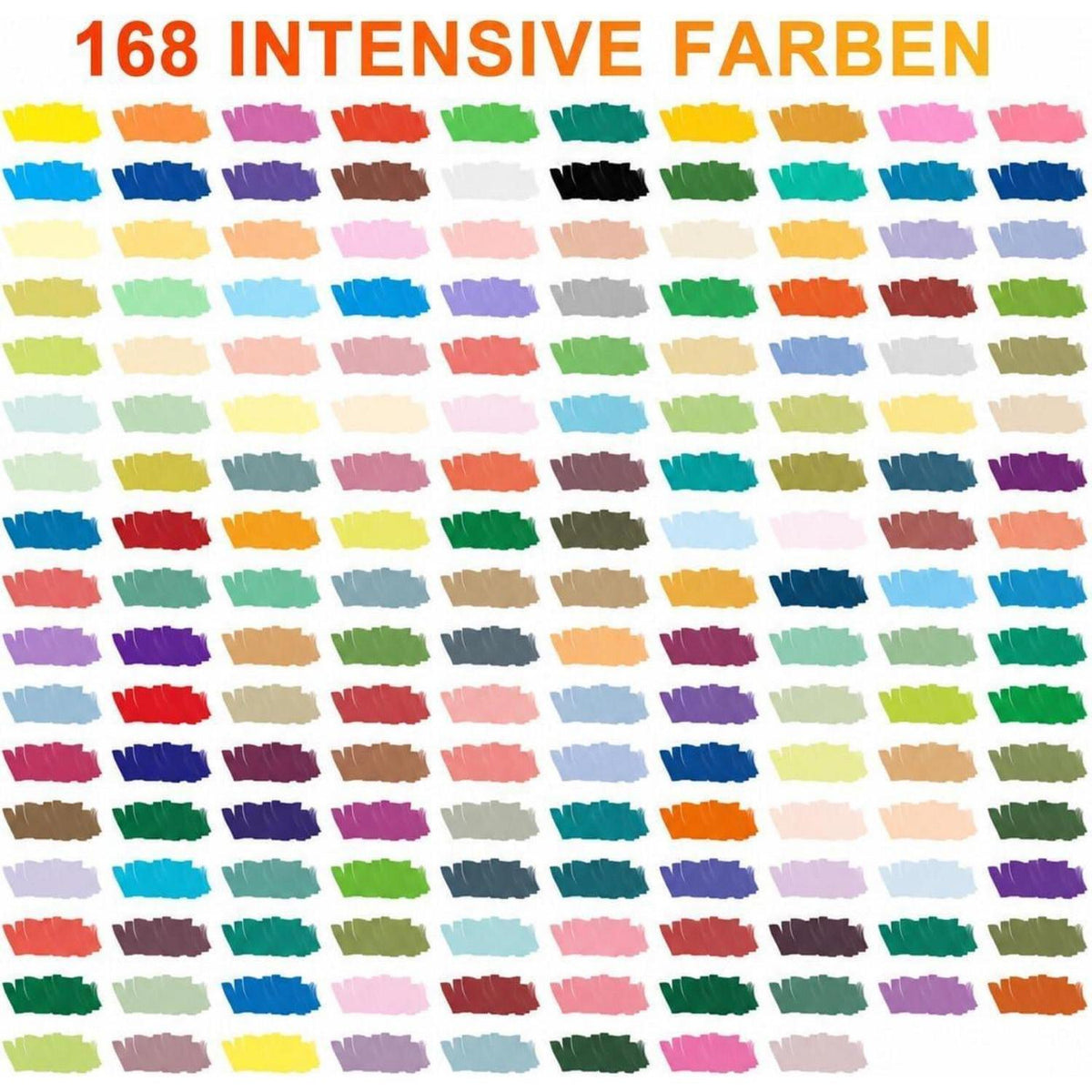 168 Acrylstifte Set – Wasserfest & Brush Tip