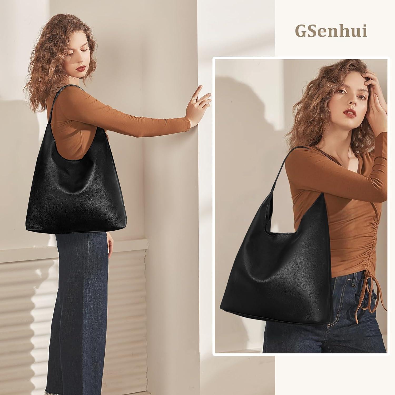 Wildleder Tote Bag Groß Damen Handtasche Braun