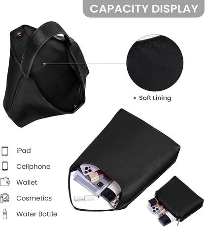 Wildleder Tote Bag Damen Handtasche Groß Braun Magnetisch