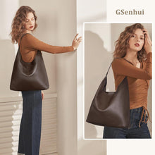 Wildleder Tote Bag Groß Damen Handtasche Hobo Schultertasche