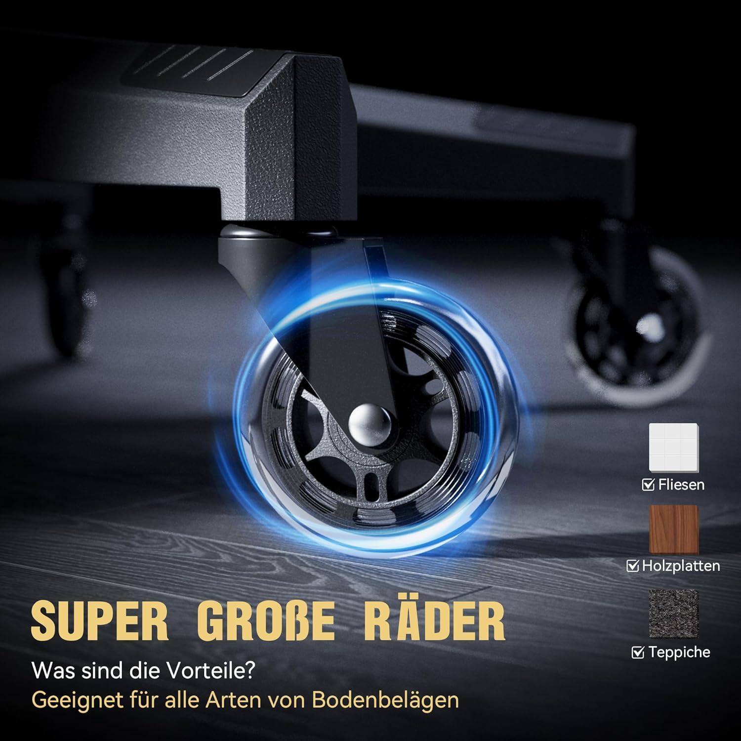 Gaming Stuhl Bürostuhl Massage Chair Luxus Wildlederstoff Grau