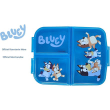 Kinder Brotdose mit 3 Fächern, BPA frei, Bluey Design